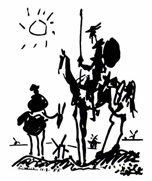 Picasso Don Quixote 1955